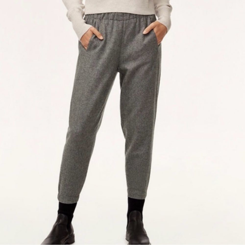 Aritzia Babaton Dexter Gray Wool Pants
